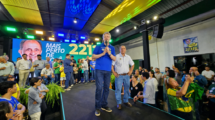 Em Dourados, Jaime Verruck participa do lançamento da campanha de Zé Teixeira
