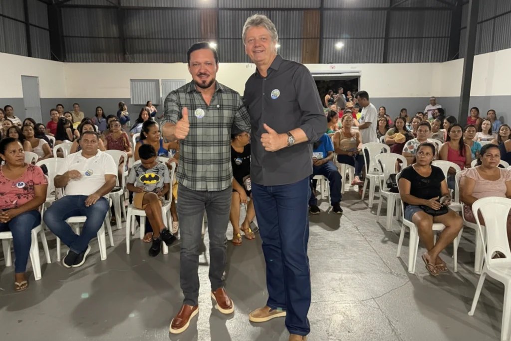 Jaime Verruck e Lucas de Lima se reúnem com moradores da região norte da Capital
