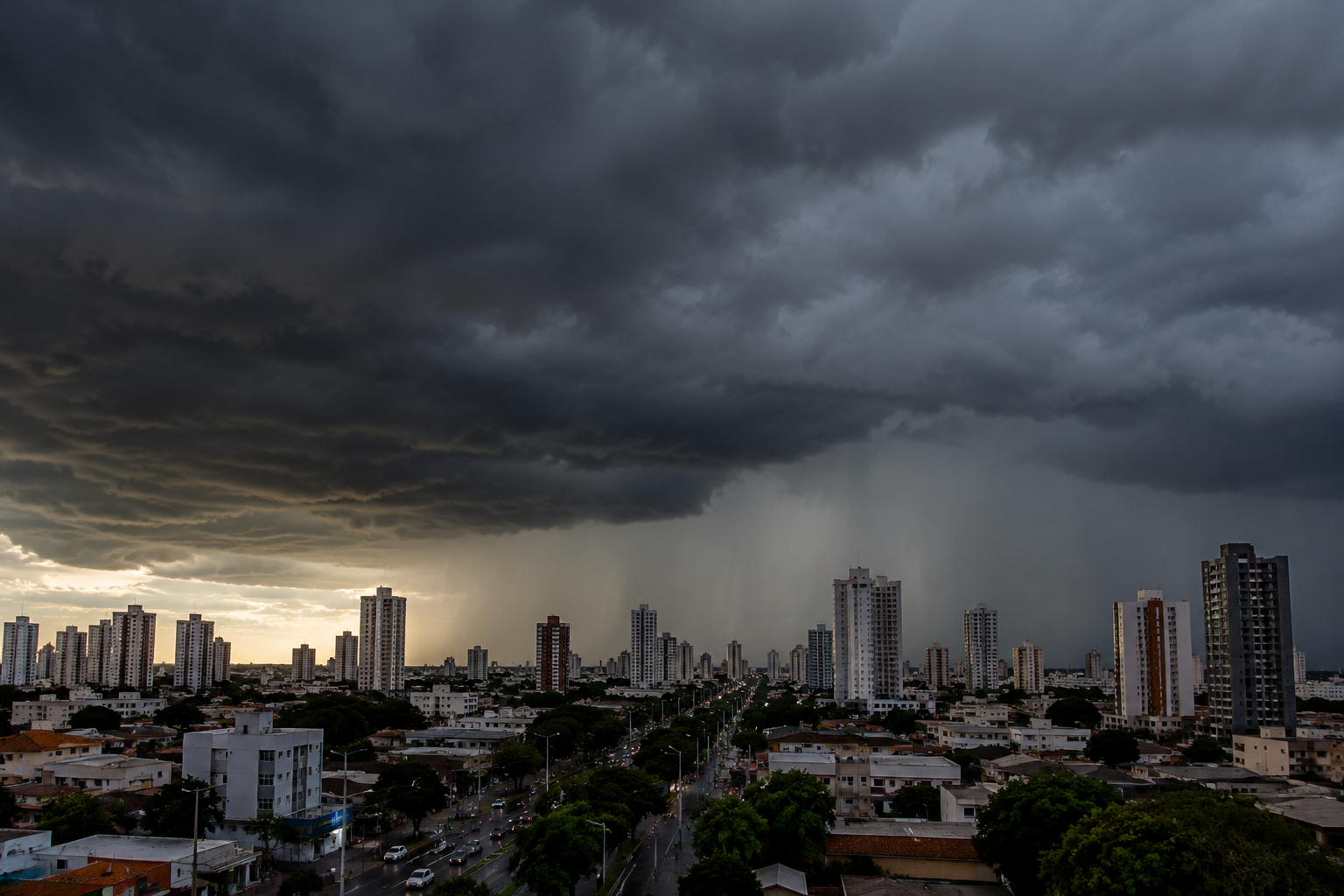 Defesa Civil alerta para risco de tempestade em Campo Grande