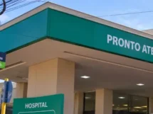 Fachada do pronto atendimento do Hospital Unimed em Dourados