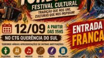 Cartaz de divulgação do THEFEST no CTG Querência do Sul