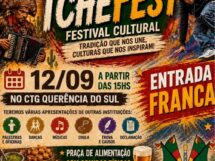 Cartaz de divulgação do THEFEST no CTG Querência do Sul