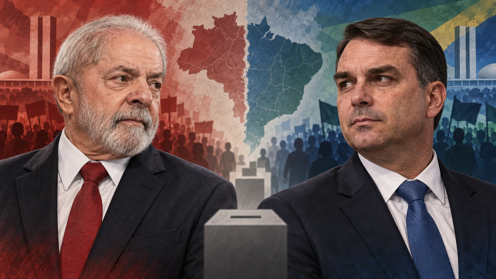 BTG/Nexus aponta empate técnico entre Lula e Flávio Bolsonaro