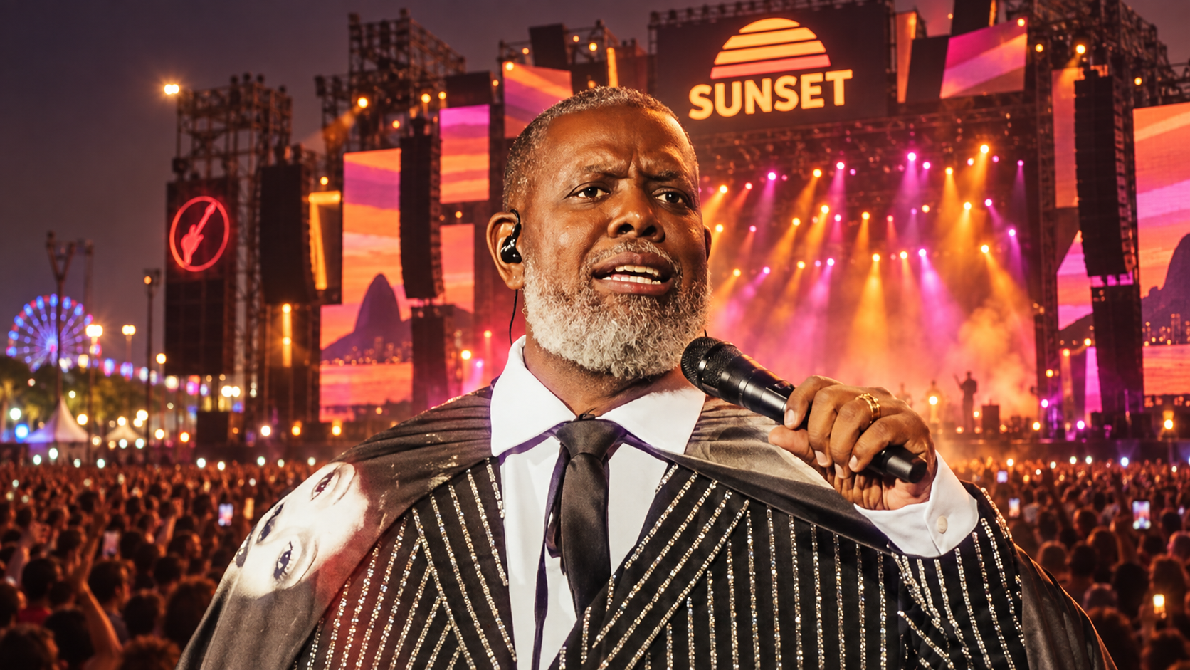 Péricles celebra a música negra em apresentação no Rock in Rio