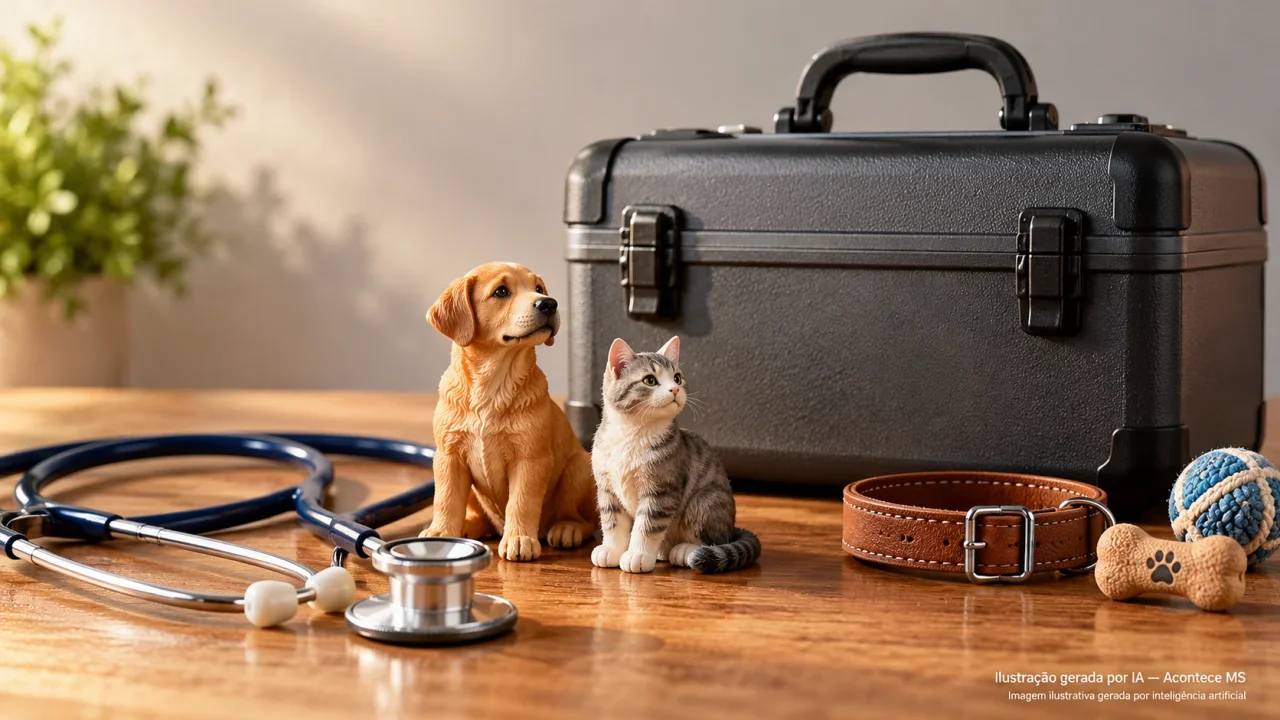 Consultório Móvel leva atendimento veterinário gratuito ao Maria Pedrossian